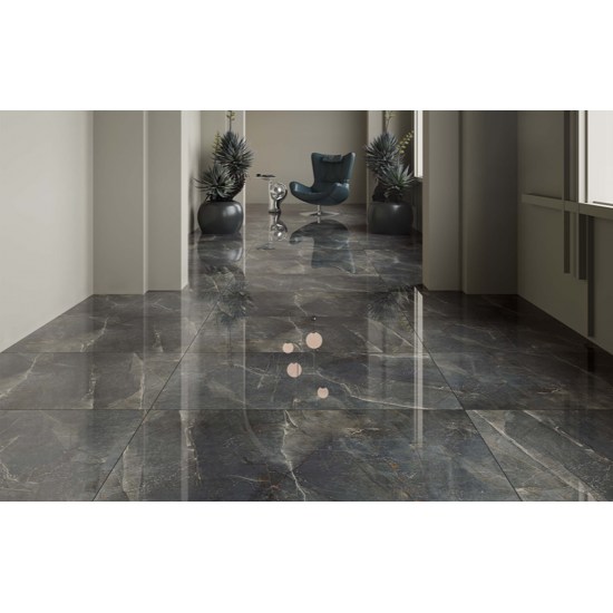 Πλακάκι Arch Grey 60Χ120 Μάρμαρο Γυαλιστερό Γκρι